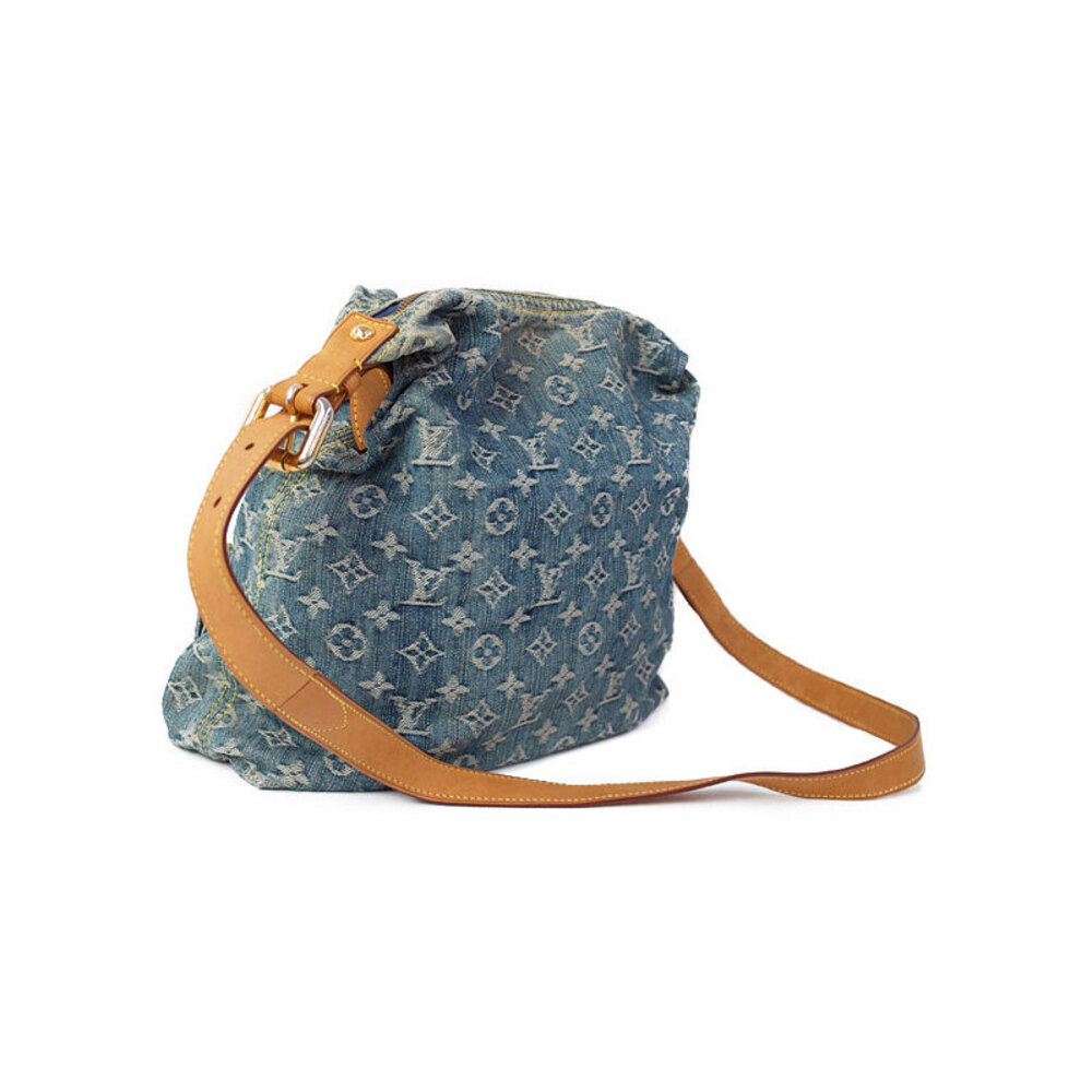 Louis Vuitton Denim Bag Monogram Baggy Shoulder